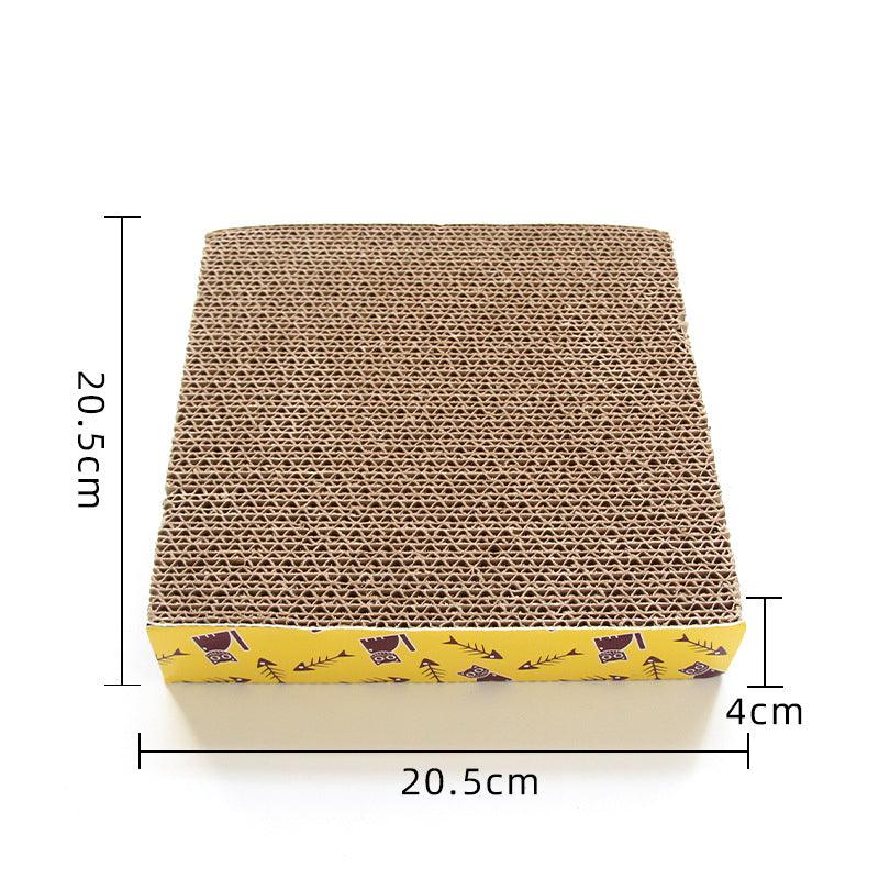 Brinquedo para Gatos Arranhador Placa de Papel Ondulado